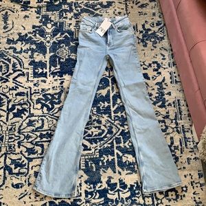 Zara High Rise Flare Fit Jeans